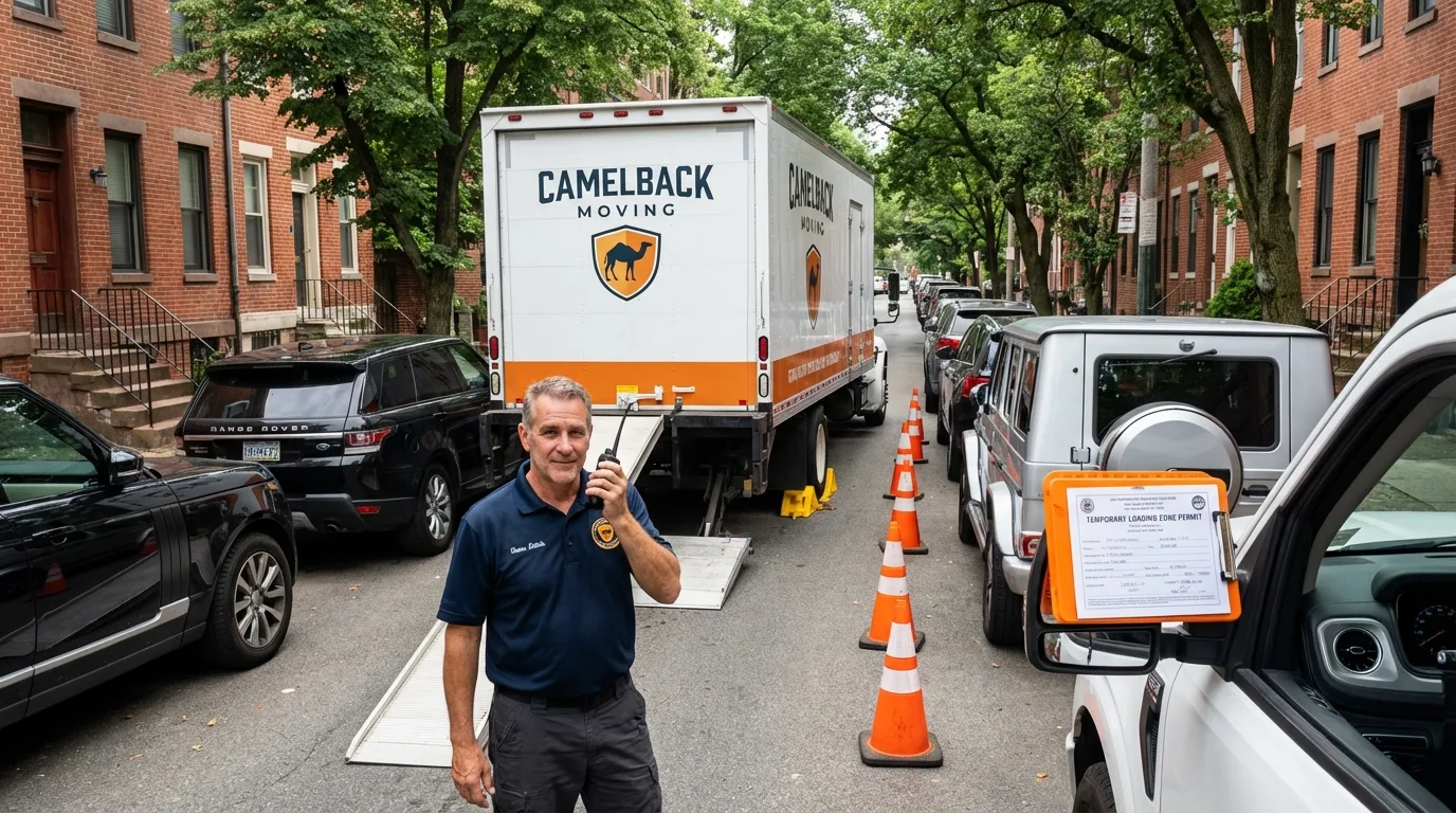 City street loading permit setup in Unadilla, NY
